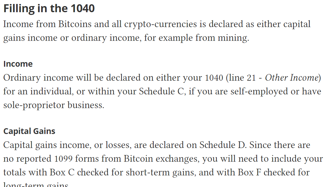 cryptocurrency taxes 1099